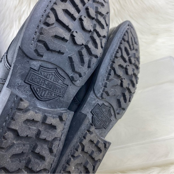 HARLY-DAVIDSON DARNEL SCHWARZ COMBAT-MOTOR - BIKERS BOOTS SIZE M7.5 - Picture 10 of 12